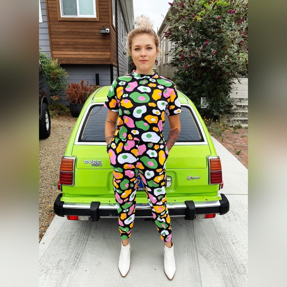 Nooworks "Eggs" Pattern Coord Set